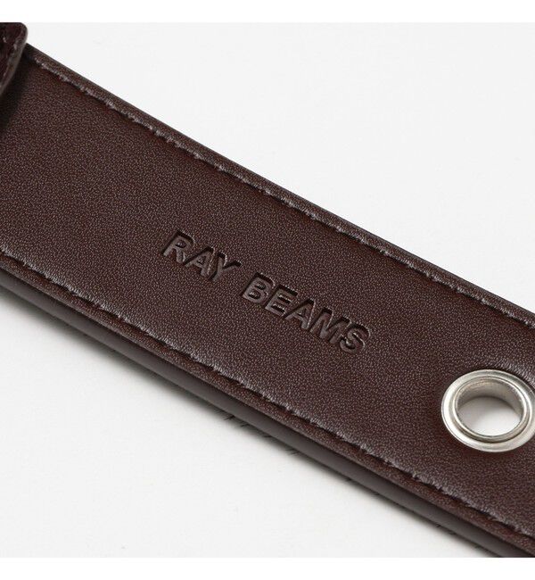 Ray BEAMS 「アイレット レザー ベルト」|ベルト|