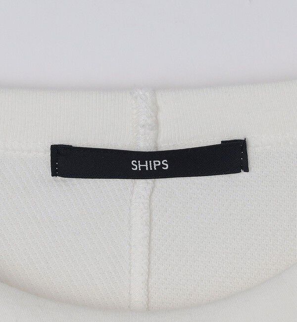SHIPS「SHIPS: フットボール Tシャツ（6分丈）」|Tシャツ・カットソー|