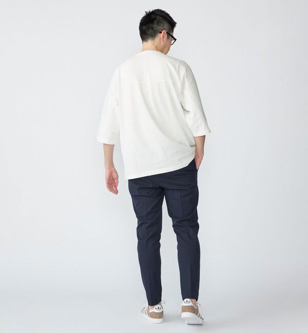 SHIPS「SHIPS: フットボール Tシャツ（6分丈）」|Tシャツ・カットソー|