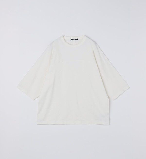 SHIPS「SHIPS: フットボール Tシャツ（6分丈）」|Tシャツ・カットソー|