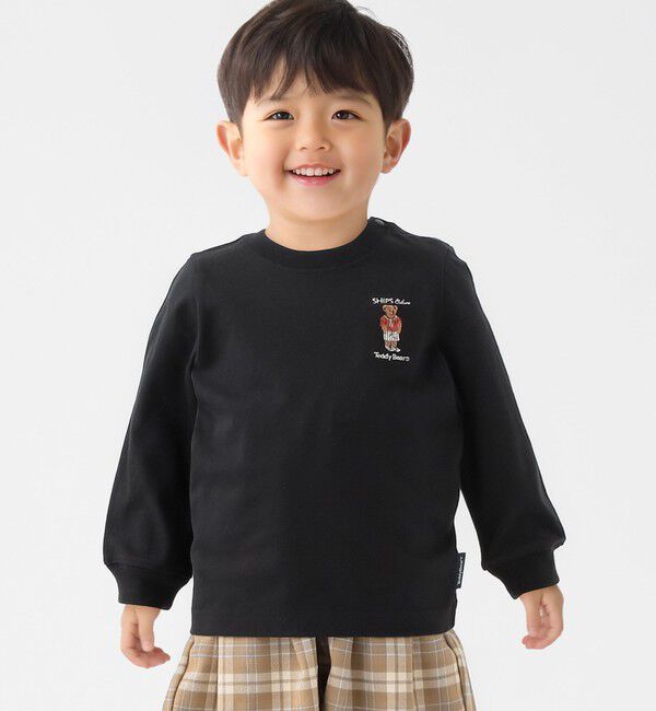 SHIPS Colors 「SHIPS Colors:80～130cm / TeddyBear(R) ロンT◇」|Tシャツ・カットソー|ブラック