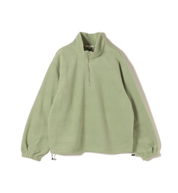 SHIPS for women「〈洗濯機可能〉フリース 裾 ドロスト ハーフ ジップ プルオーバー」|Tシャツ・カットソー|