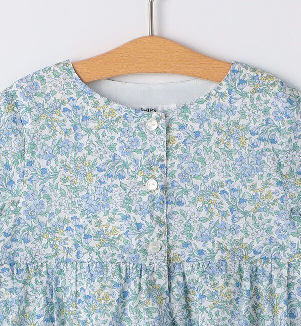 SHIPS KIDS「SHIPS KIDS:80～90cm / リバティ 半袖 ワンピース」|ワンピース|
