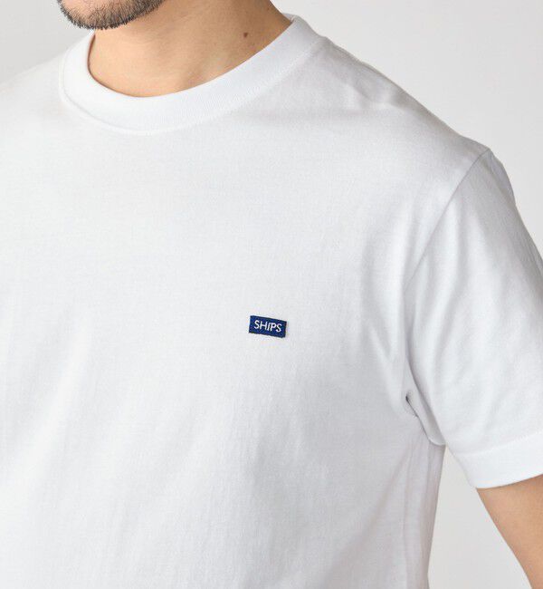 SHIPS「【WEB限定】SHIPS: マイクロ ワッペン  Tシャツ」|Tシャツ・カットソー|