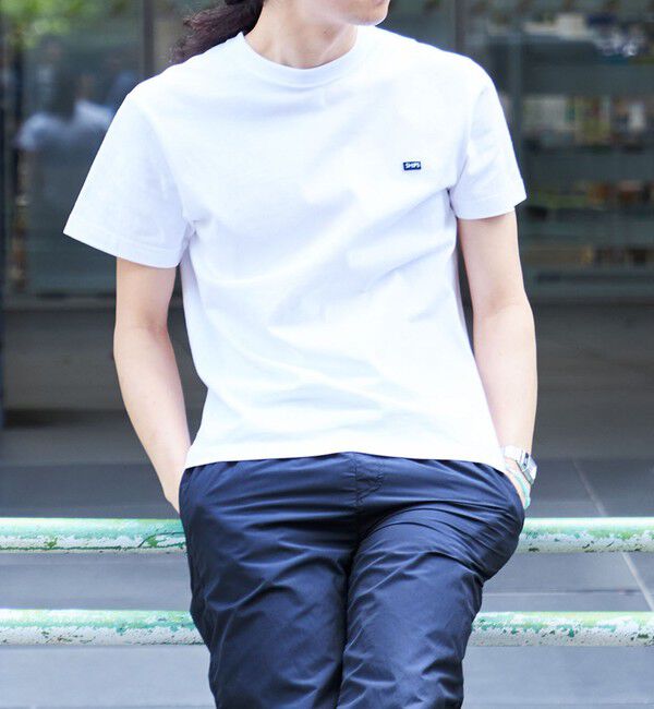 SHIPS「【WEB限定】SHIPS: マイクロ ワッペン  Tシャツ」|Tシャツ・カットソー|