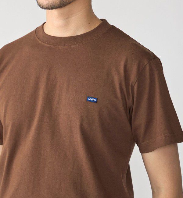 SHIPS「【WEB限定】SHIPS: マイクロ ワッペン  Tシャツ」|Tシャツ・カットソー|