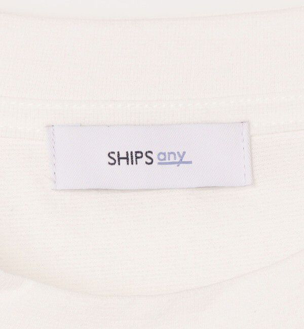 SHIPS any「SHIPS any:〈洗濯機可能〉JAPAN MADE ライト ペーパー クルーネック Tシャツ◇」|Tシャツ・カットソー|