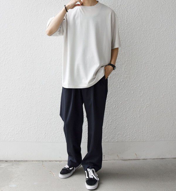 SHIPS any「SHIPS any:〈洗濯機可能〉JAPAN MADE ライト ペーパー クルーネック Tシャツ◇」|Tシャツ・カットソー|