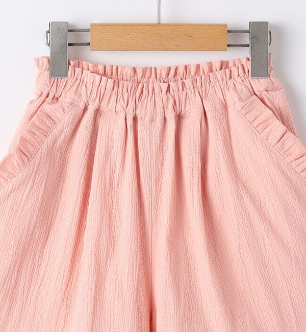 SHIPS KIDS「SHIPS KIDS:140～150cm / 〈接触冷感〉ドライタッチ フリル ショート パンツ」|その他|