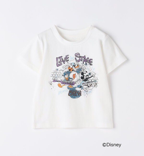 SHIPS Colors 「SHIPS Colors:〈洗濯機可能〉80～130cm / ミッキー プリント Tシャツ」|Tシャツ・カットソー|