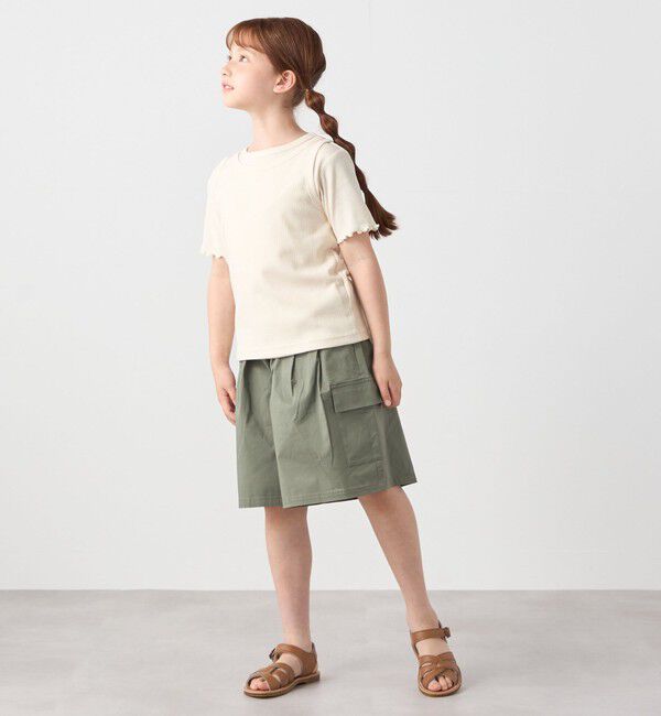 SHIPS any「SHIPS any: リブTシャツ＆タンクトップ レイヤードセット<KIDS>」|Tシャツ・カットソー|