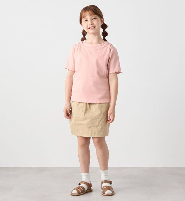 SHIPS any「SHIPS any: リブTシャツ＆タンクトップ レイヤードセット<KIDS>」|Tシャツ・カットソー|