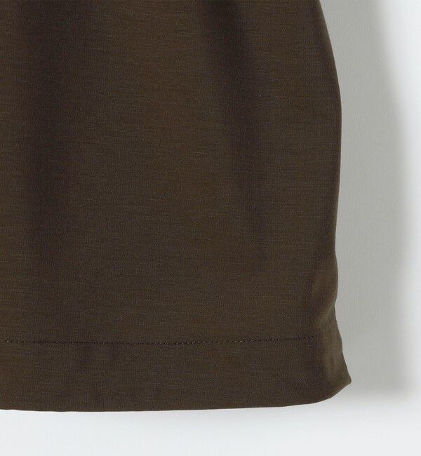 quaranciel「:〈接触冷感/洗濯機可能〉シルク ミックス ポンチ ドロスト ポロ プルオーバー」|Tシャツ・カットソー|