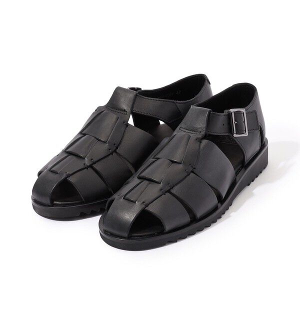 TOMORROWLAND GOODS「Paraboot PACIFIC レザー グルカサンダル」|サンダル|19 ブラック