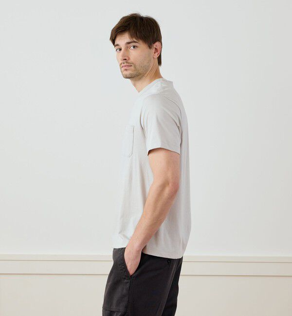 JAMES PERSE「コットンリネン ポケットTシャツ MCBJ3750」|Tシャツ・カットソー|