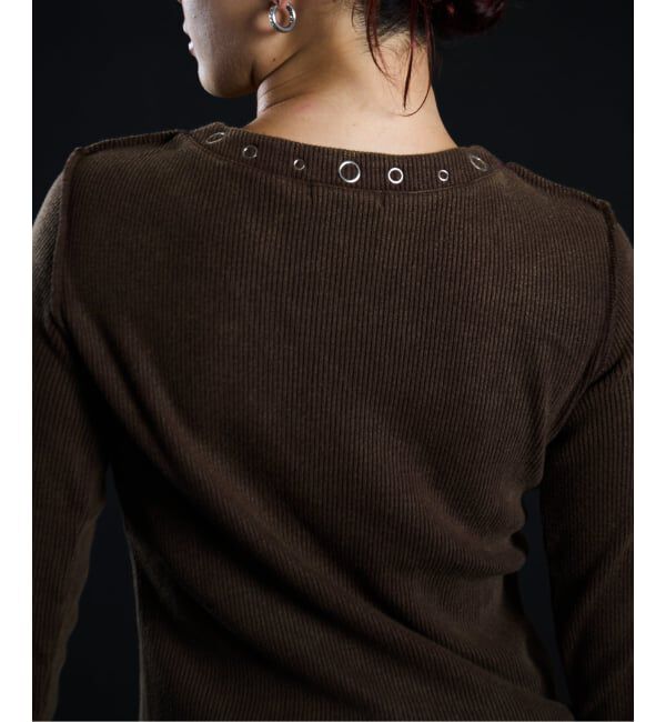 JOINT WORKS「フェード アイレット リブ ロングスリーブ / J Fade Rib Eyelet L/S」|Tシャツ・カットソー|