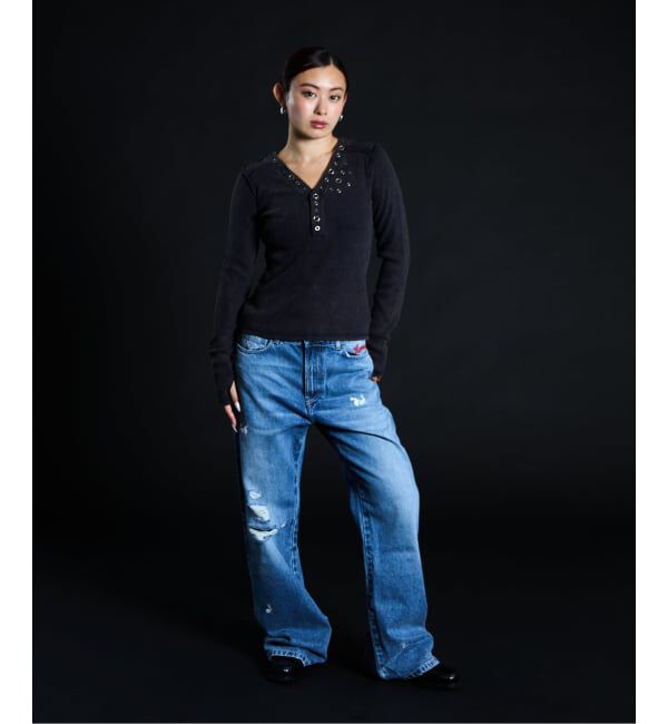 JOINT WORKS「フェード アイレット リブ ロングスリーブ / J Fade Rib Eyelet L/S」|Tシャツ・カットソー|