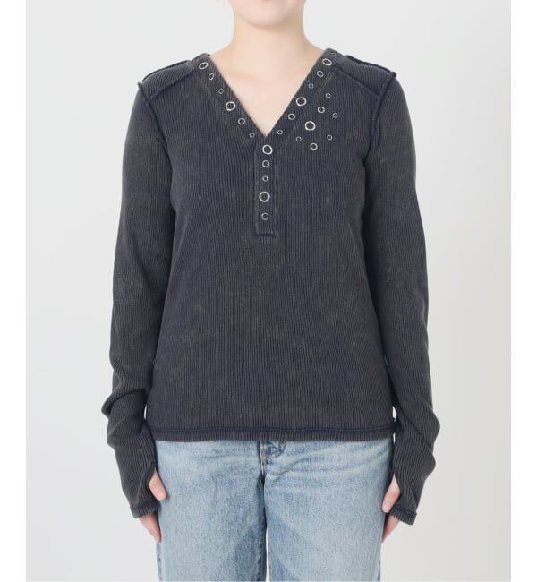 JOINT WORKS「フェード アイレット リブ ロングスリーブ / J Fade Rib Eyelet L/S」|Tシャツ・カットソー|