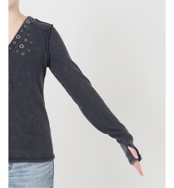 JOINT WORKS「フェード アイレット リブ ロングスリーブ / J Fade Rib Eyelet L/S」|Tシャツ・カットソー|