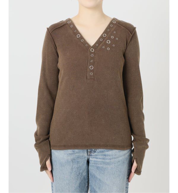 JOINT WORKS「フェード アイレット リブ ロングスリーブ / J Fade Rib Eyelet L/S」|Tシャツ・カットソー|