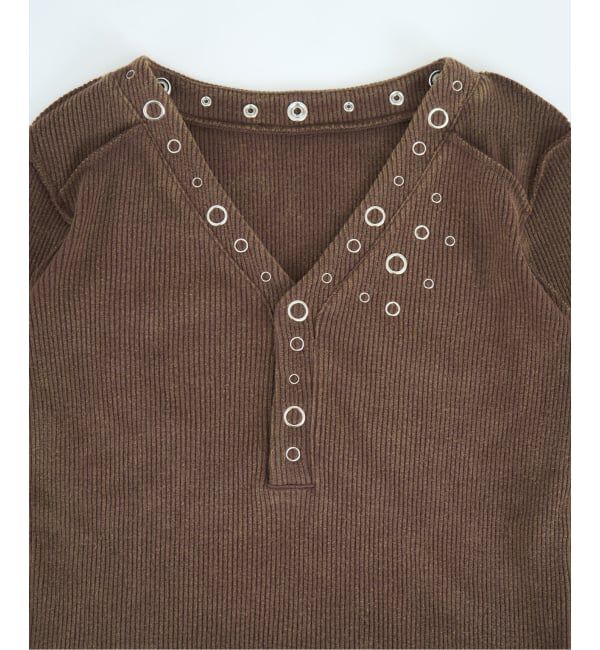 JOINT WORKS「フェード アイレット リブ ロングスリーブ / J Fade Rib Eyelet L/S」|Tシャツ・カットソー|