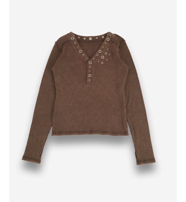 JOINT WORKS「フェード アイレット リブ ロングスリーブ / J Fade Rib Eyelet L/S」|Tシャツ・カットソー|