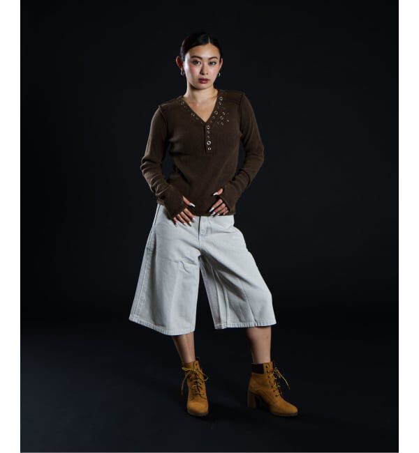 JOINT WORKS「フェード アイレット リブ ロングスリーブ / J Fade Rib Eyelet L/S」|Tシャツ・カットソー|