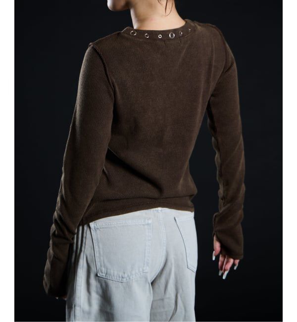 JOINT WORKS「フェード アイレット リブ ロングスリーブ / J Fade Rib Eyelet L/S」|Tシャツ・カットソー|