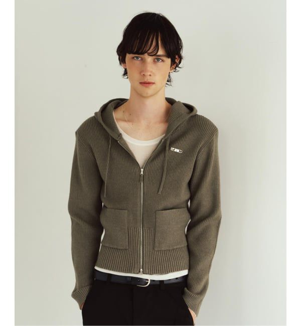 JOINT WORKS「Knuth Marf / クヌースマーフ hooded knit parka」|ニット・セーター|
