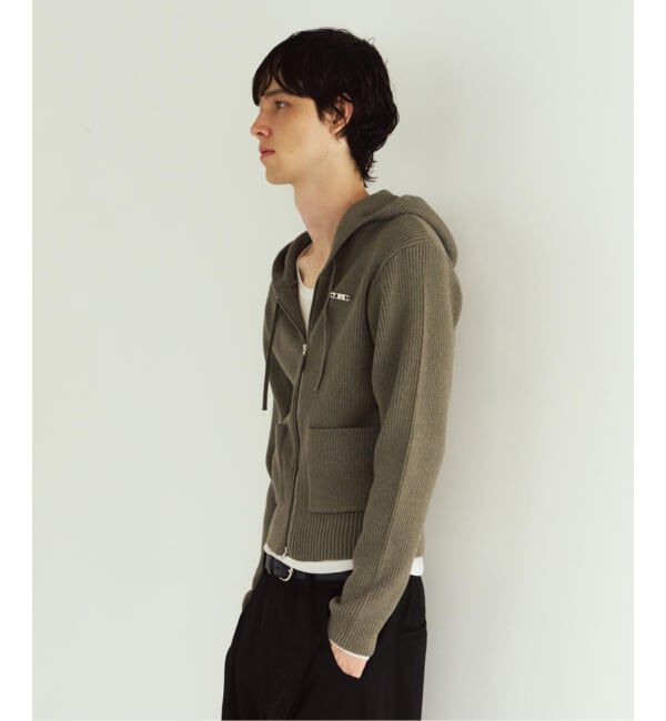 JOINT WORKS「Knuth Marf / クヌースマーフ hooded knit parka」|ニット・セーター|