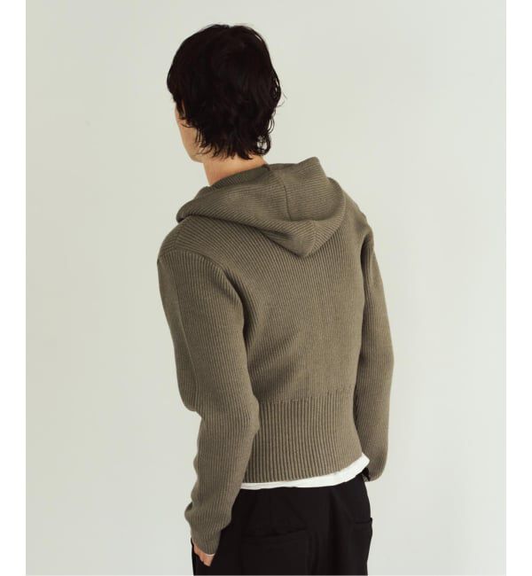 JOINT WORKS「Knuth Marf / クヌースマーフ hooded knit parka」|ニット・セーター|