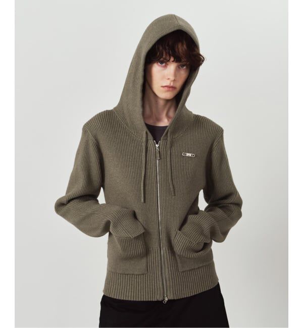 JOINT WORKS「Knuth Marf / クヌースマーフ hooded knit parka」|ニット・セーター|