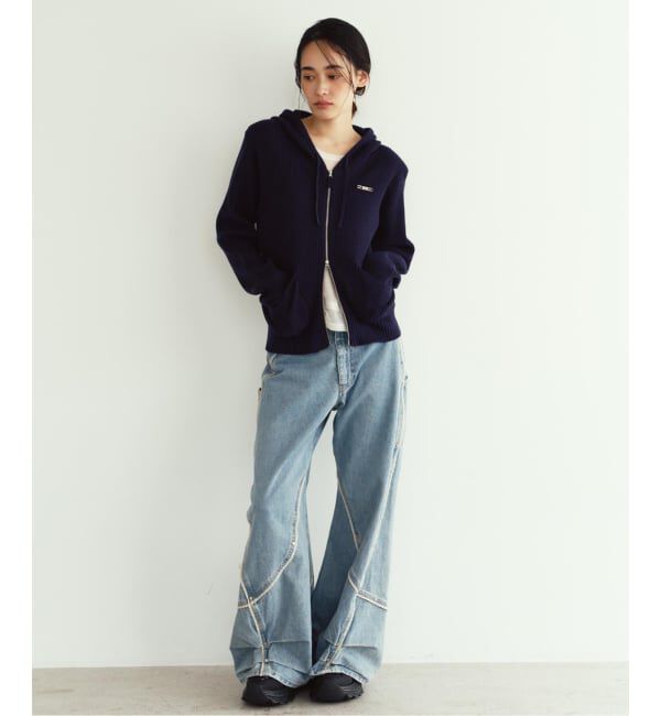 JOINT WORKS「Knuth Marf / クヌースマーフ hooded knit parka」|ニット・セーター|