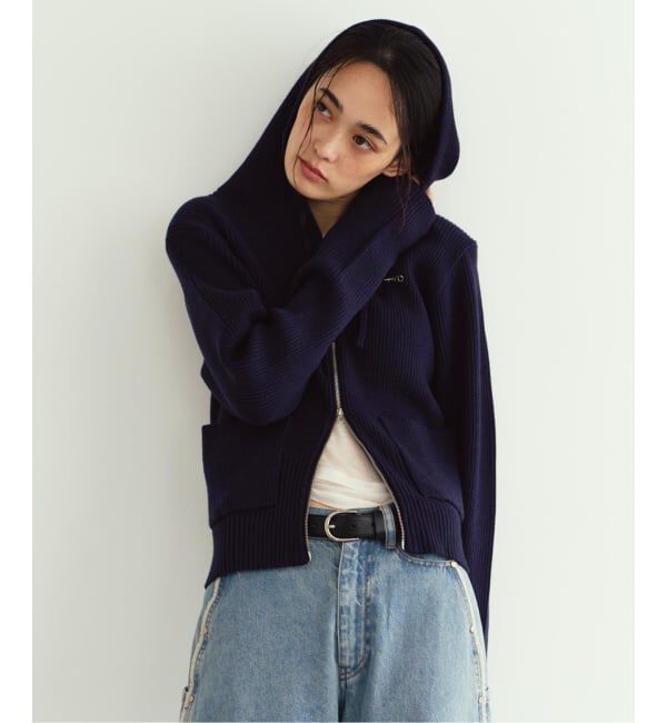 JOINT WORKS「Knuth Marf / クヌースマーフ hooded knit parka」|ニット・セーター|