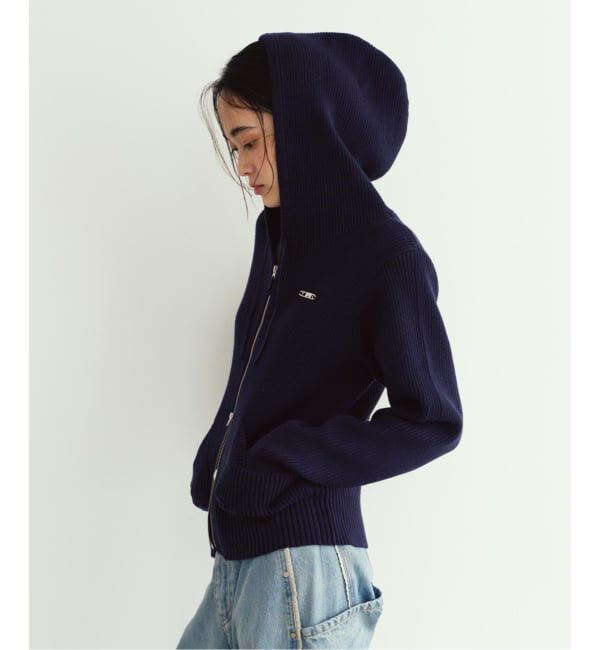JOINT WORKS「Knuth Marf / クヌースマーフ hooded knit parka」|ニット・セーター|