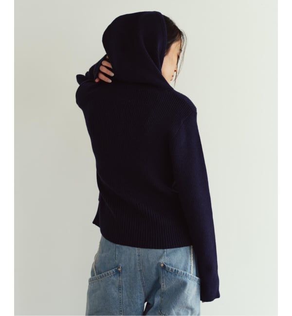 JOINT WORKS「Knuth Marf / クヌースマーフ hooded knit parka」|ニット・セーター|