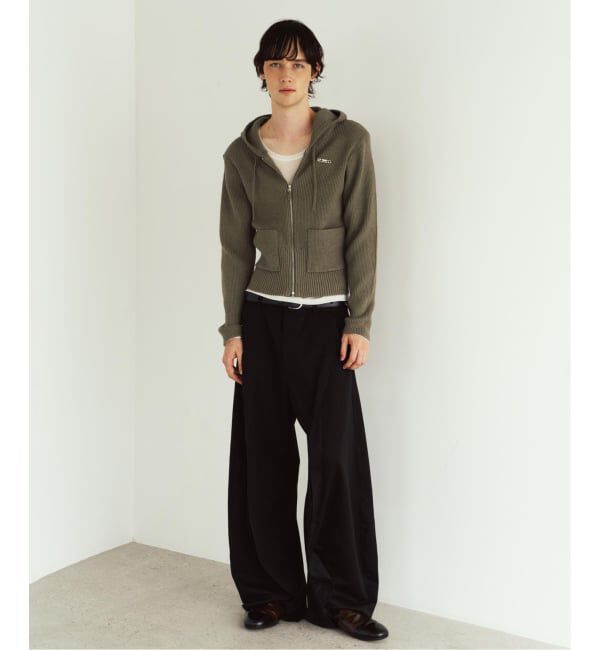 JOINT WORKS「Knuth Marf / クヌースマーフ hooded knit parka」|ニット・セーター|