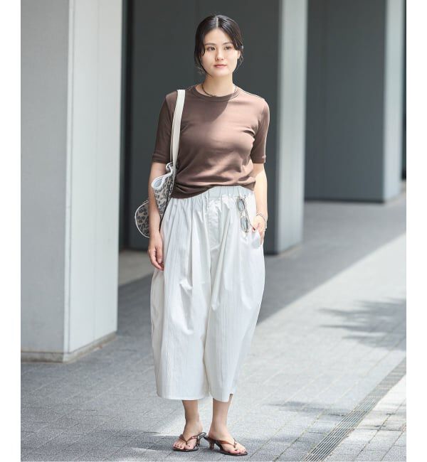 IENA「オーガニックフライスTシャツ」|Tシャツ・カットソー|