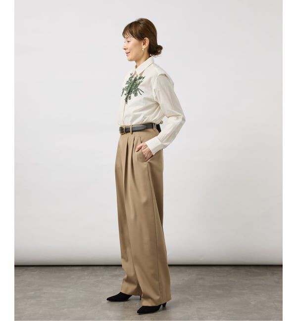 VERMEIL par iena「《予約》mii ミイ Hand Embroidered シャツ」|シャツ・ブラウス|