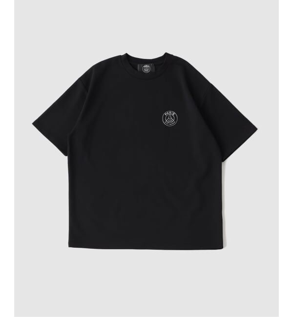 Paris Saint-Germain「【Paris Saint-Germain / パリ・サン＝ジェルマン】JP METALLIC LOGO TEE」|Tシャツ・カットソー|ブラック