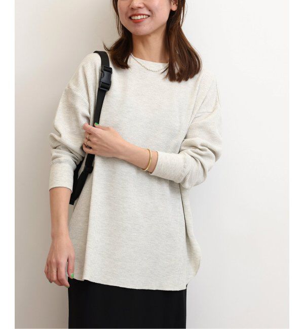 JOURNAL STANDARD relume「《追加》TCワッフルオーバーサイズロングスリーブTシャツ」|Tシャツ・カットソー|