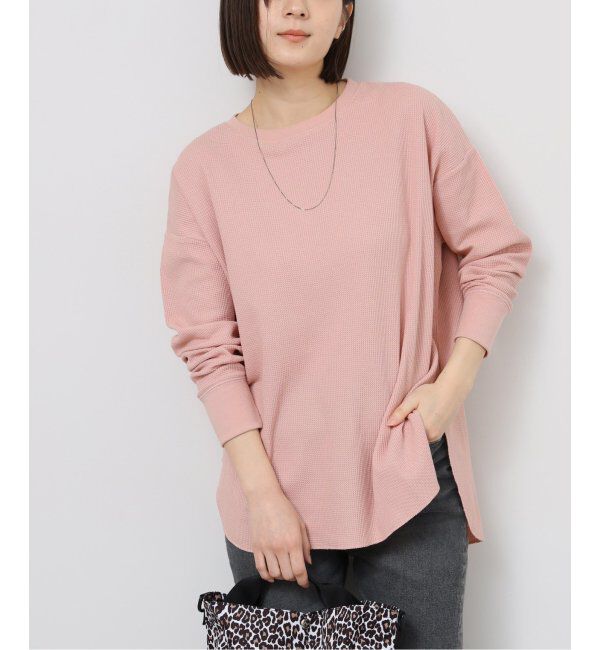 JOURNAL STANDARD relume「《追加》TCワッフルオーバーサイズロングスリーブTシャツ」|Tシャツ・カットソー|