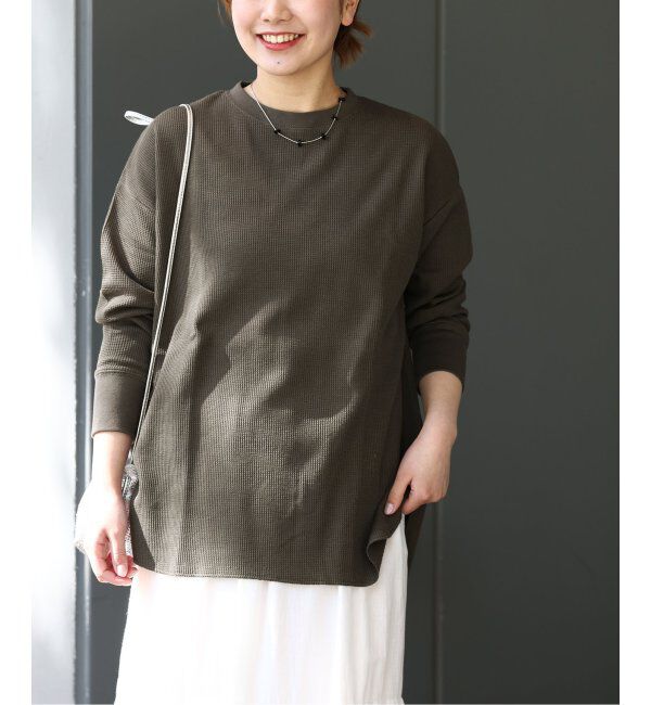 JOURNAL STANDARD relume「《追加》TCワッフルオーバーサイズロングスリーブTシャツ」|Tシャツ・カットソー|