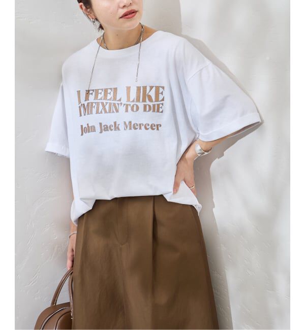 JOURNAL STANDARD「別注【J.J.Mercer / ジェイジェイマーサー】メランジTEE」|Tシャツ・カットソー|ホワイト