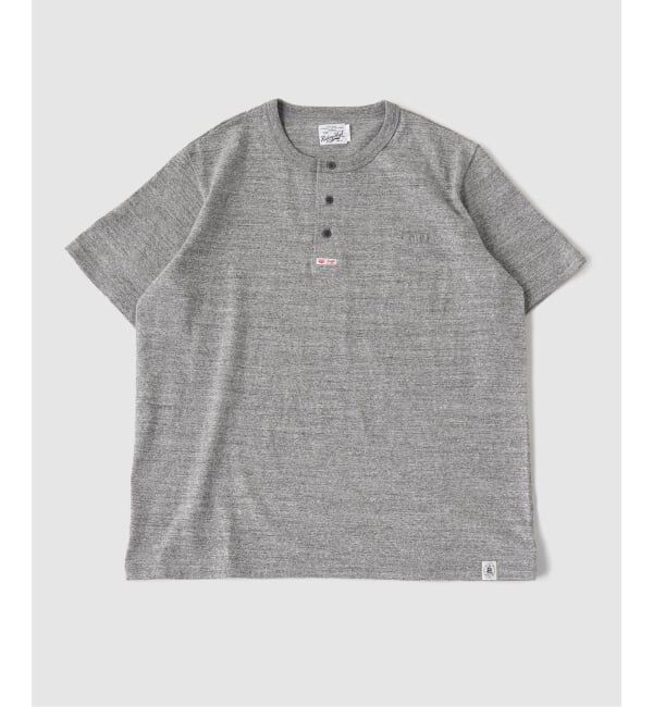 JOURNAL STANDARD「RIDING HIGH / ライディングハイ CUSTOM LW HENLEY S/S TEE」|Tシャツ・カットソー|グレー