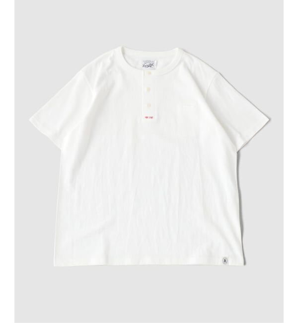 JOURNAL STANDARD「RIDING HIGH / ライディングハイ CUSTOM LW HENLEY S/S TEE」|Tシャツ・カットソー|ホワイト