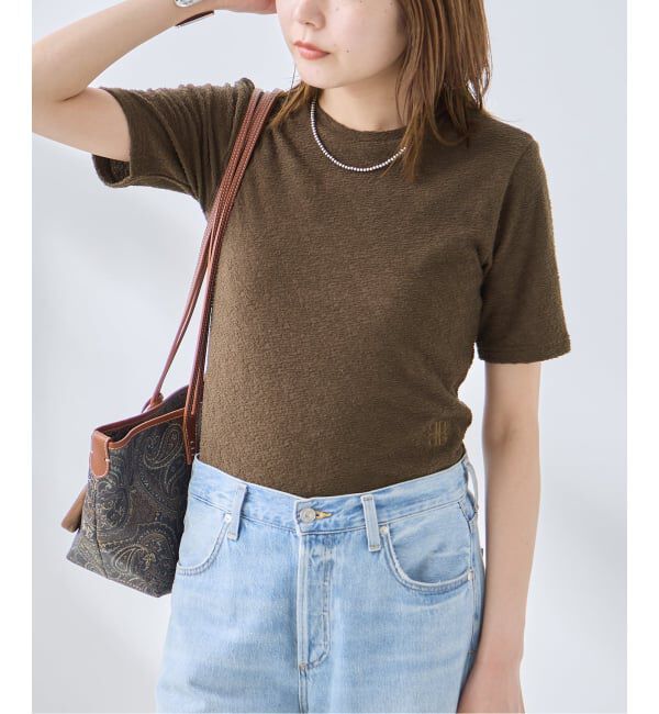 journal standard L'essage「PROTAGONISTA/プロタゴニスタ コットンTシャツ」|Tシャツ・カットソー|カーキ