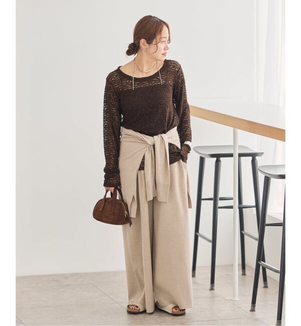 JOURNAL STANDARD「ストレッチレース2WAYプルオーバー」|Tシャツ・カットソー|