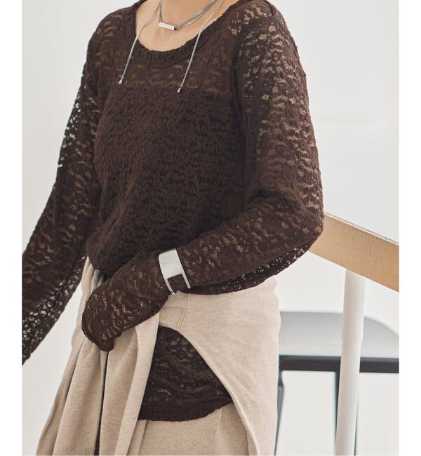 JOURNAL STANDARD「ストレッチレース2WAYプルオーバー」|Tシャツ・カットソー|