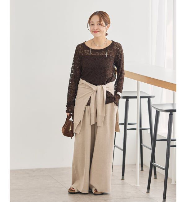 JOURNAL STANDARD「ストレッチレース2WAYプルオーバー」|Tシャツ・カットソー|